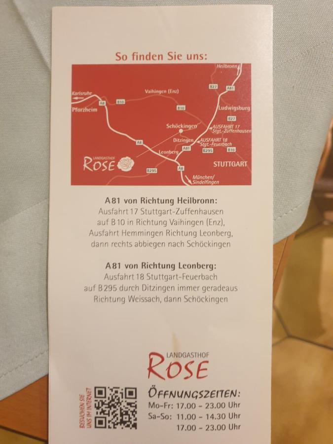 Landgasthof Rose Hotel Ditzingen Ngoại thất bức ảnh